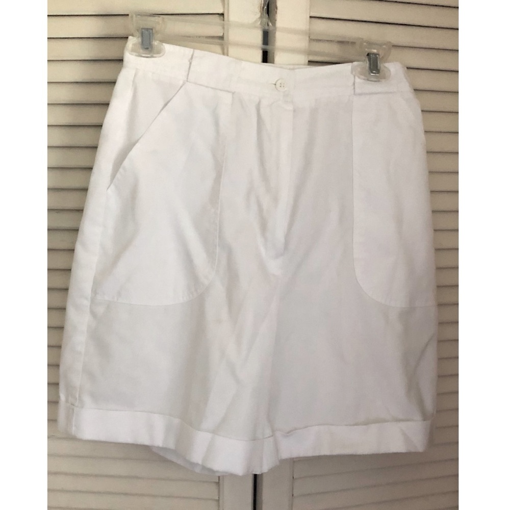 Vintage 90s Custom Design High Waist Mom Shorts with Cuffs 8/10